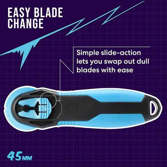 ZOID 45mm Rotary Cutter with Grip, Rotary Cutter Blade - Picture 4 of 5